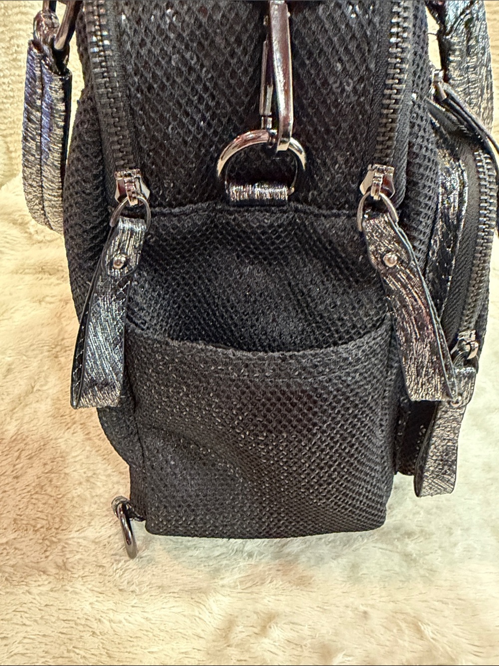 Black Sequin Crossbody Bag - Unbranded - Picture 6 of 7